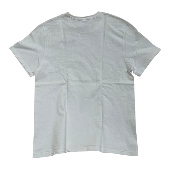 Champion Men's Classic White Embroidered Logo Tee - Size Large - Picture 3 of 3